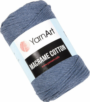 Schnur Yarn Art Macrame Cotton 2 mm 761 Navy Blue - 1