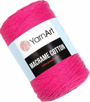 Cable Yarn Art Macrame Cotton 2 mm 771 Magenta - 1