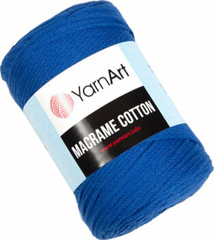 Touw Yarn Art Macrame Cotton 2 mm 772 Royal Blue - 1