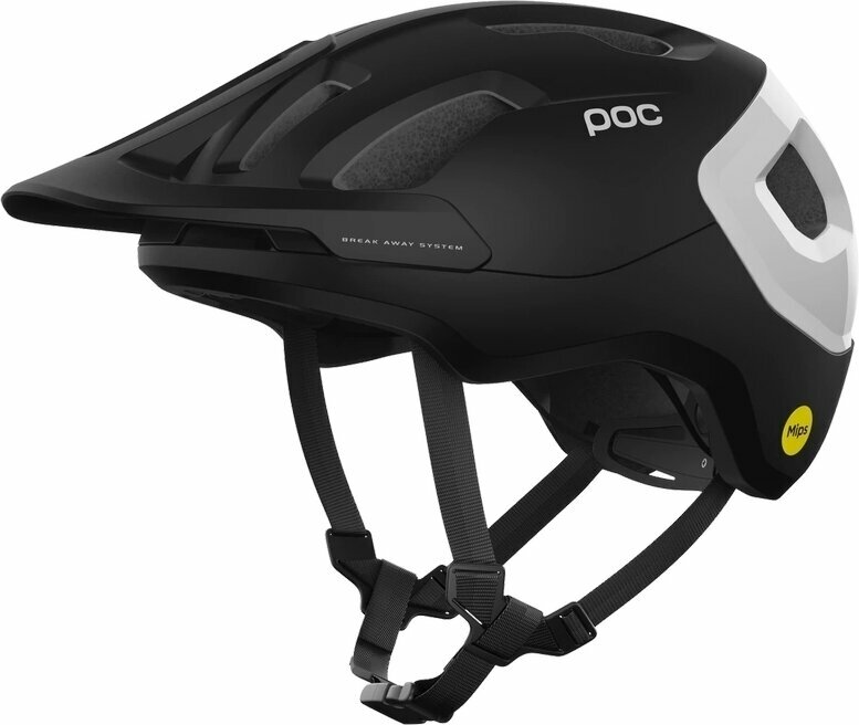Bike Helmet POC Axion Race MIPS Uranium Black Matt/Hydrogen White 48-52 Bike Helmet