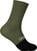 Fietssokken POC Flair Sock Mid Epidote Green/Uranium Black L Fietssokken