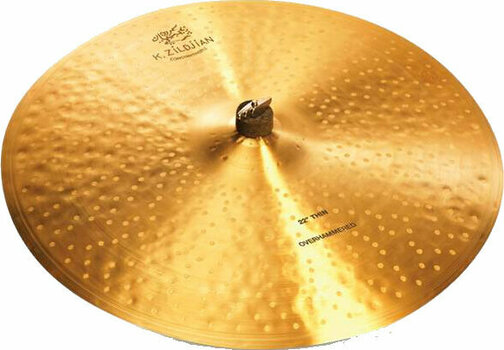 Prato de condução Zildjian K1101 K Constantinople Thin Overhammered Prato de condução 22" - 1