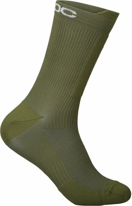Cyklo ponožky POC Lithe MTB Sock Mid Epidote Green L Cyklo ponožky