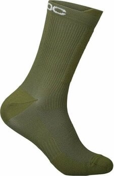 Cyklo ponožky POC Lithe MTB Sock Mid Epidote Green L Cyklo ponožky - 1