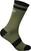 Cyklo ponožky POC Lure MTB Sock Long Epidote Green/Uranium Black M Cyklo ponožky