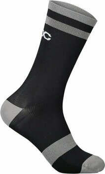Kerékpáros zoknik POC Lure MTB Sock Long Uranium Black/Granite Grey L Kerékpáros zoknik - 1