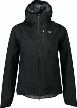 Kerékpár kabát, mellény POC Motion Rain Women's Jacket Uranium Black L Kabát - 1