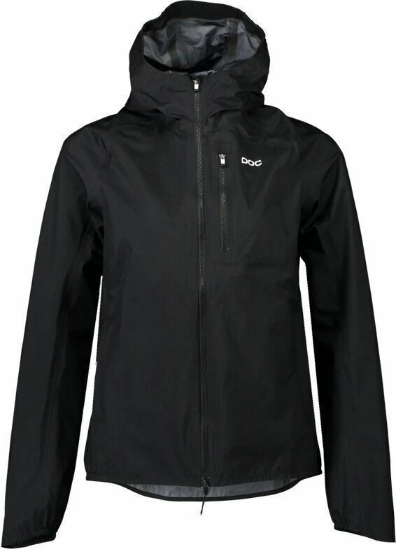 Cycling Jacket, Vest POC Motion Rain Women's Jacket Uranium Black XL