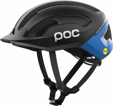 Cyklistická helma POC Omne Air Resistance MIPS Uranium Black/Opal Blue Metallic/Matt 54-59 Cyklistická helma - 1