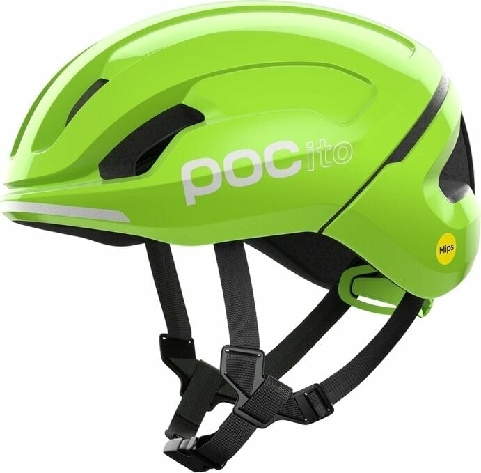Kid Bike Helmet POC POCito Omne MIPS Fluorescent Yellow/Green 48-52 Kid Bike Helmet