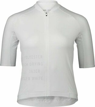 Odzież kolarska / koszulka POC Pristine Print Women's Jersey Hydrogen White M - 1