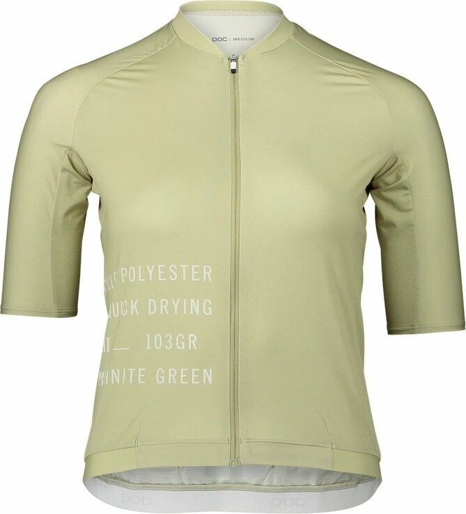 Maillot de ciclismo POC Pristine Print Women's Jersey Jersey Prehnite Green L