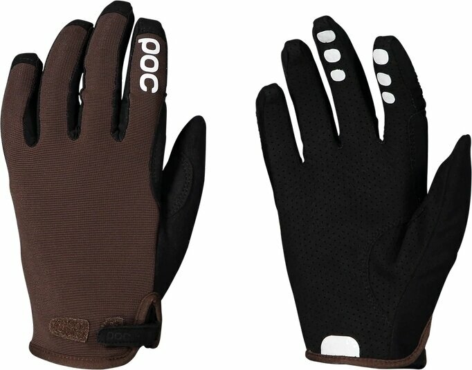 Cyklistické rukavice POC Resistance Enduro Adjustable Glove Axinite Brown M Cyklistické rukavice