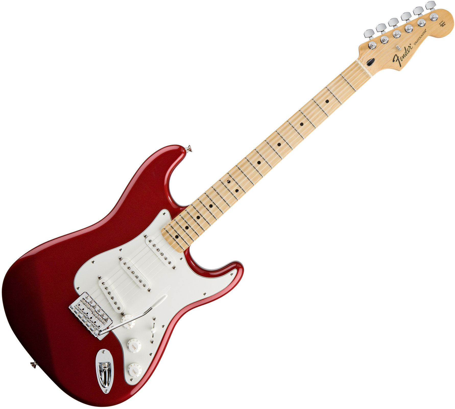 Guitarra elétrica Fender Standard Stratocaster MN Candy Apple Red