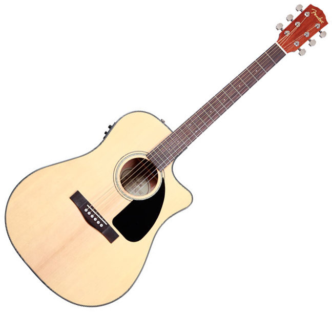 Guitare Dreadnought acoustique-électrique Fender CD-60 CE Natural