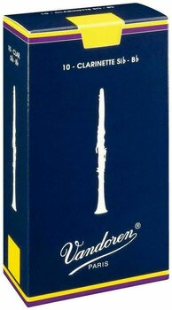 Clarinet Reed Vandoren Classic Blue Bb-Clarinet 1.0 Clarinet Reed - 1