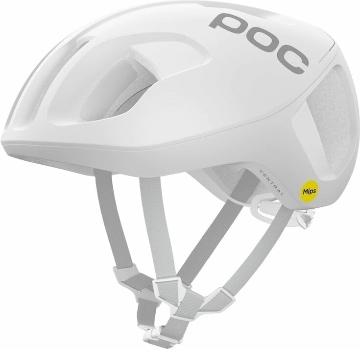 Pyöräilykypärä POC Ventral MIPS Hydrogen White Matt 50-56 Pyöräilykypärä