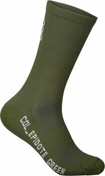 Cycling Socks POC Vivify Sock Long Epidote Green L Cycling Socks - 1