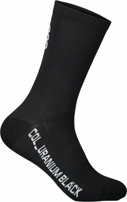 Chaussettes de cyclisme POC Vivify Sock Long Uranium Black L Chaussettes de cyclisme