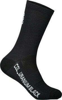 Cycling Socks POC Vivify Sock Long Uranium Black M Cycling Socks - 1