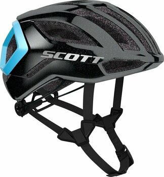 Cykelhjelm Scott Centric Plus Black/Light Blue S (51-55 cm) Cykelhjelm - 1