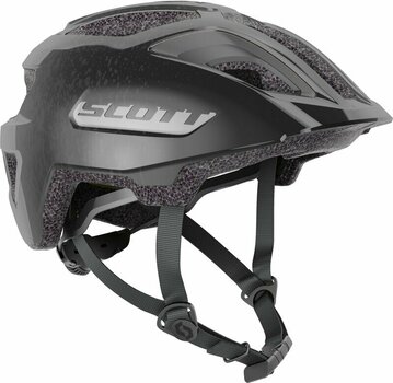 Kid Bike Helmet Scott Spunto Plus Junior Black/Reflective Grey Kid Bike Helmet - 1