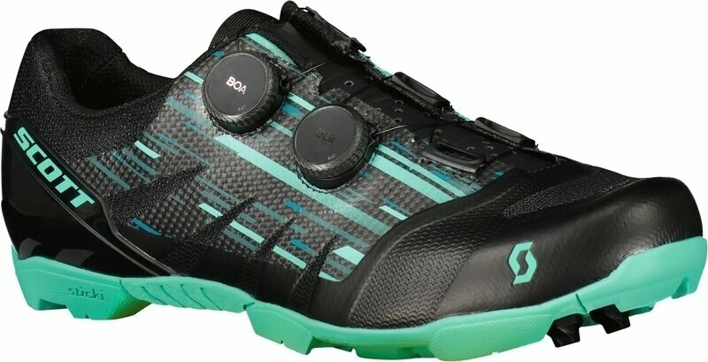 Men's Cycling Shoes Scott MTB RC SL Superior Edition Black/Electric Green 40 Men's Cycling Shoes
