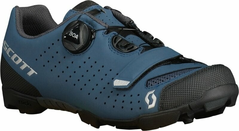 Pantofi de ciclism pentru femei Scott MTB Comp BOA Women's Matt Blue/Dark Grey 37 Pantofi de ciclism pentru femei