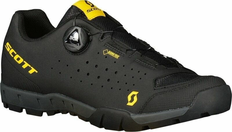 Chaussures de cyclisme pour hommes Scott Sport Trail Evo Gore-Tex Black/Yellow 42 Chaussures de cyclisme pour hommes