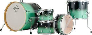 Zestaw perkusji akustycznej Dixon PODFM522GIF Fuse Maple Shellset Green Ice Fade Zestaw perkusji akustycznej