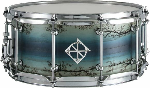 Snare Drum 14" Dixon PDSAN654EA 14" Enchanted Electric Blue Burst - 1
