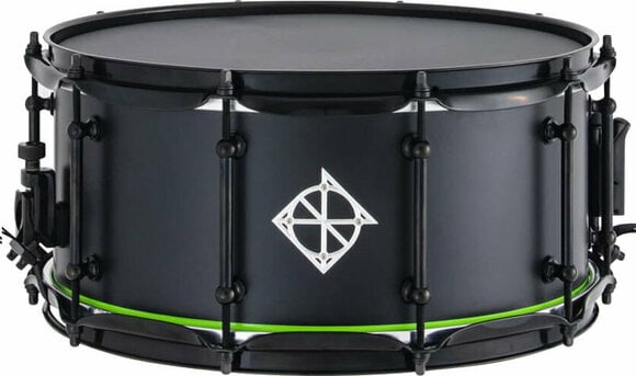 Caisse claire Dixon PDSAN654BNG 14" Black Neon Green Satin Lacquer - 1