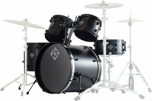 Akustik-Drumset Dixon PODFL522BB Fuse Limited Shellset Blade Black - 1