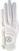 guanti Zero Friction Cabretta Elite Ladies Golf Glove Left Hand White One Size