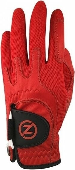 Handschuhe Zero Friction Cabretta Elite Men Golf Glove Left Hand Red One Size