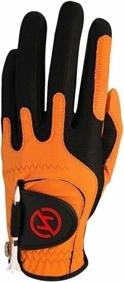 Zero Friction Performance Men Golf Glove Left Hand Orange One Size