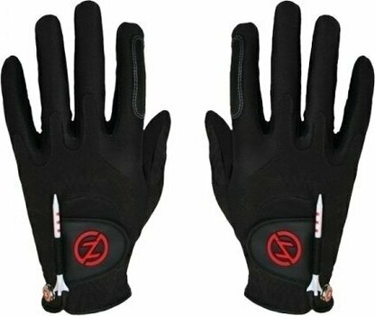 Gloves Zero Friction Storm All Weather Ladies Golf Glove Pair Black One Size - 1