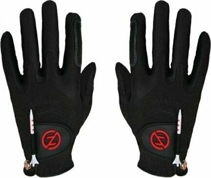 Gloves Zero Friction Storm All Weather Men Golf Glove Pair Black One Size - 1