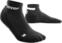 Calcetines para correr CEP WP2A5R Low Cut Socks 4.0 Black II Calcetines para correr