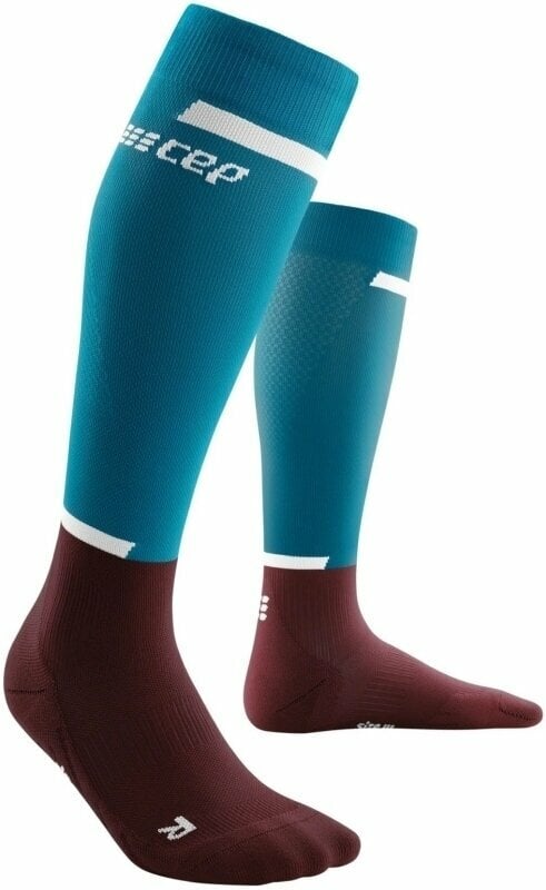 Bežecké ponožky
 CEP WP309R Compression Tall Socks 4.0 Petrol/Dark Red V Bežecké ponožky