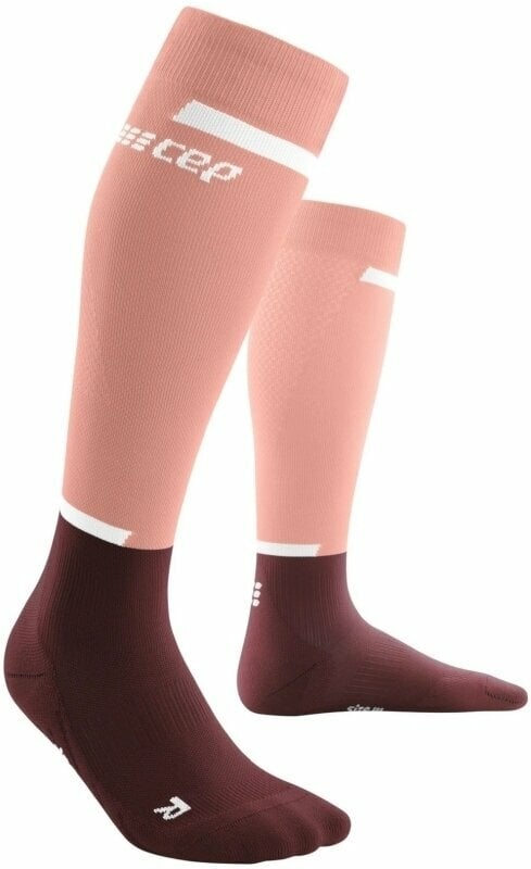 Běžecké ponožky
 CEP WP201R Compression Tall Socks 4.0 Rose/Dark Red II Běžecké ponožky