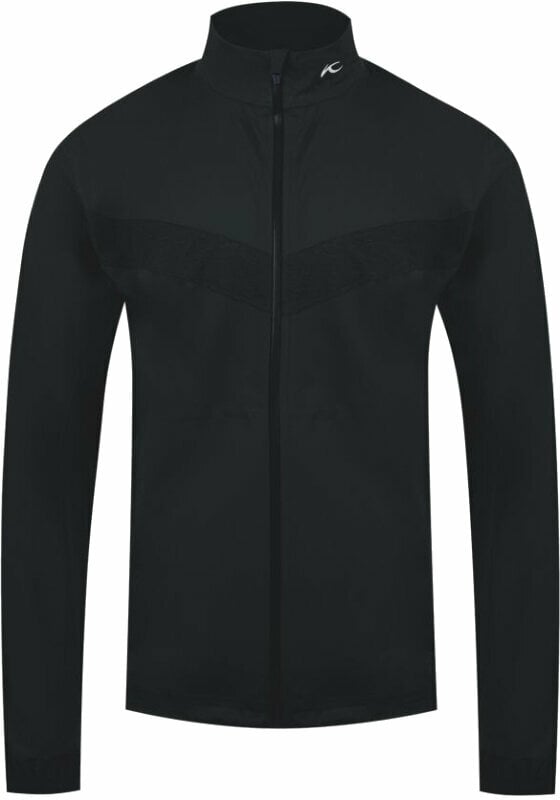 Vandtæt jakke Kjus Mens Dexter II 2.5L Jacket Black Melange/Black 52