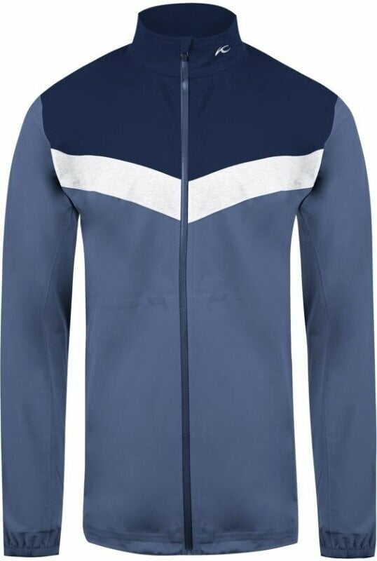 Jachetă impermeabilă Kjus Mens Dexter II 2.5L Jacket Steel Blue/Atlanta Blue 50