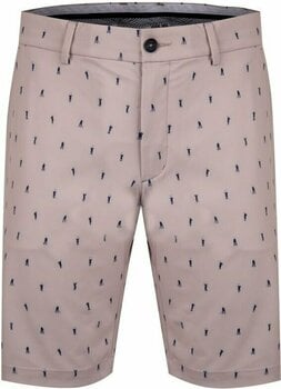 Kratke hlače Kjus Mens Iver Printed Shorts 10'' Oxford Tan/Atlanta Blue 34 - 1