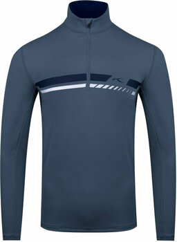 Hoodie/Sweater Kjus Mens K Midlayer Half-Zip Steel Blue 56 - 1