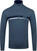 Kapuzenpullover/Pullover Kjus Mens K Midlayer Half-Zip Steel Blue 56