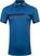 Риза за поло Kjus Mens Spot Printed Polo Short Sleeve Blueberry/Atlanta Blue 54