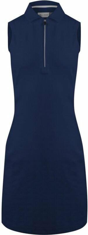 Облекло > Поли и рокли Kjus Womens Hartlee Texture Dress Atlanta Blue 34