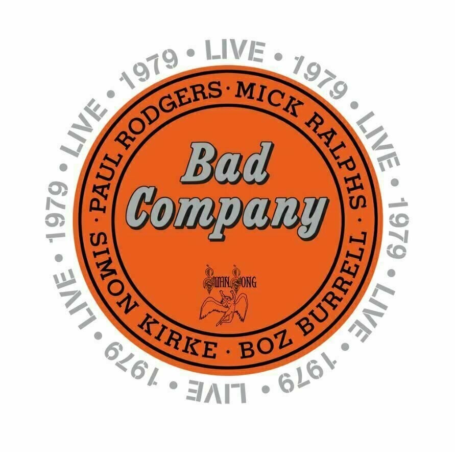 Disque vinyle Bad Company - Live 1979 (RSD 2022) (Orange Vinyl) (2 LP)