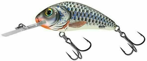 Fishing Wobbler Salmo Rattlin' Hornet Floating Silver Holographic Shad 4,5 cm 6 g - 1